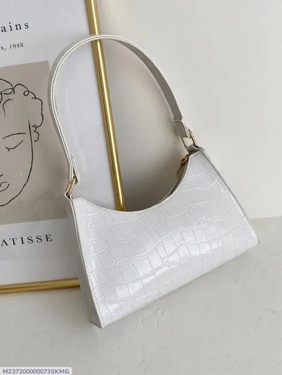 Girl's PU Leather Textured Bag